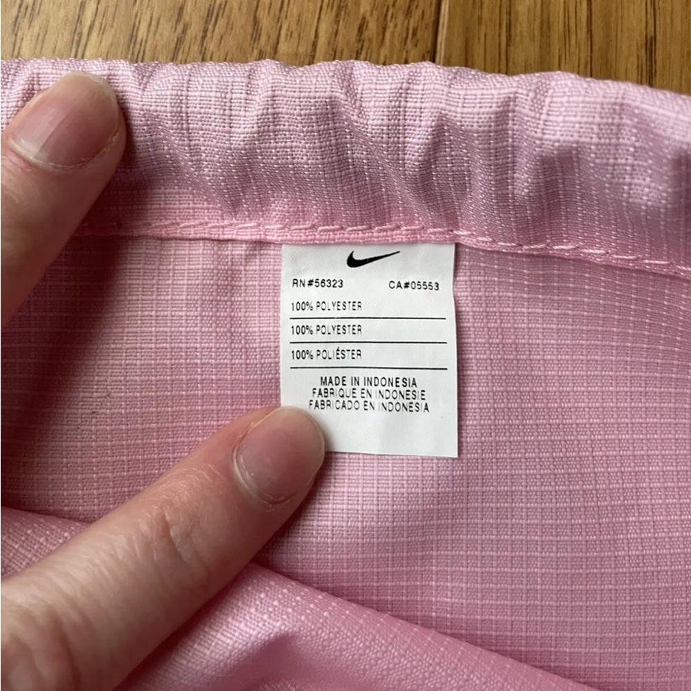 Nike Drawstring Bag Backpack Pink - image 4